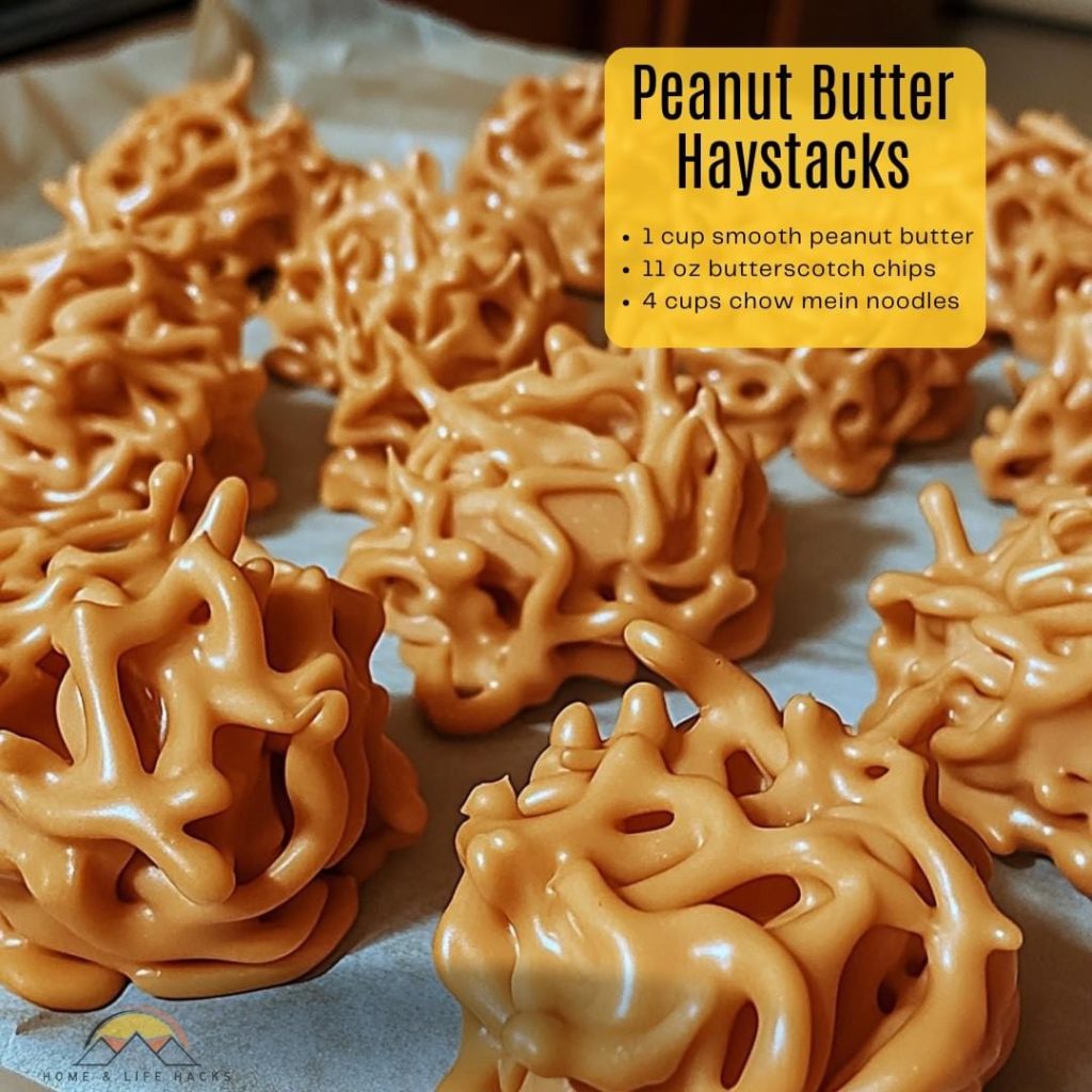 Easy No-Bake Peanut Butter Haystacks Recipe – Delicious Recipes