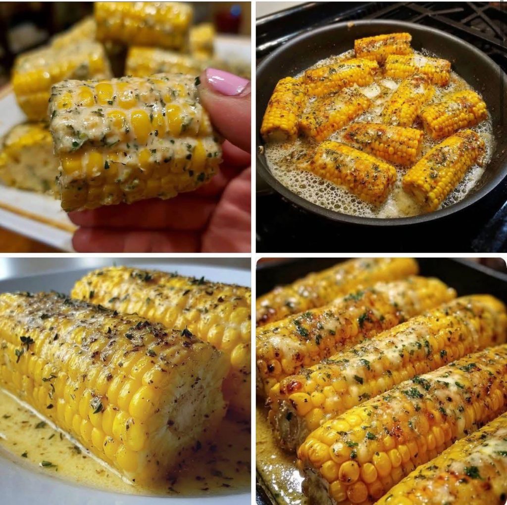 Creamy Garlic Butter Corn – Delicious Recipes